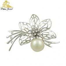 Gümüş Zirkon Tarz Broş